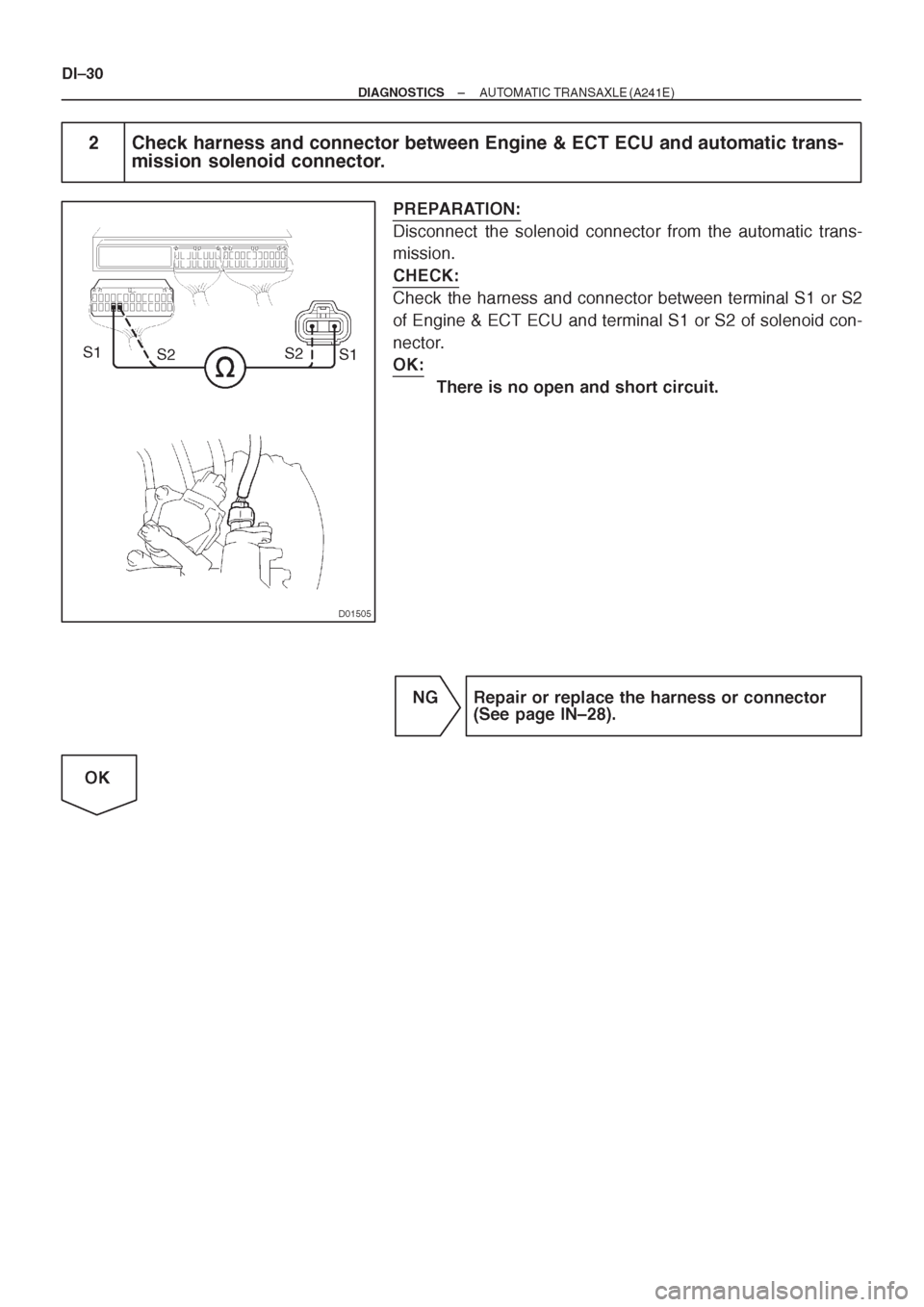 TOYOTA AVENSIS 1997 Service Repair Manual TOYOTA AVENSIS 1997 Service Repair Manual