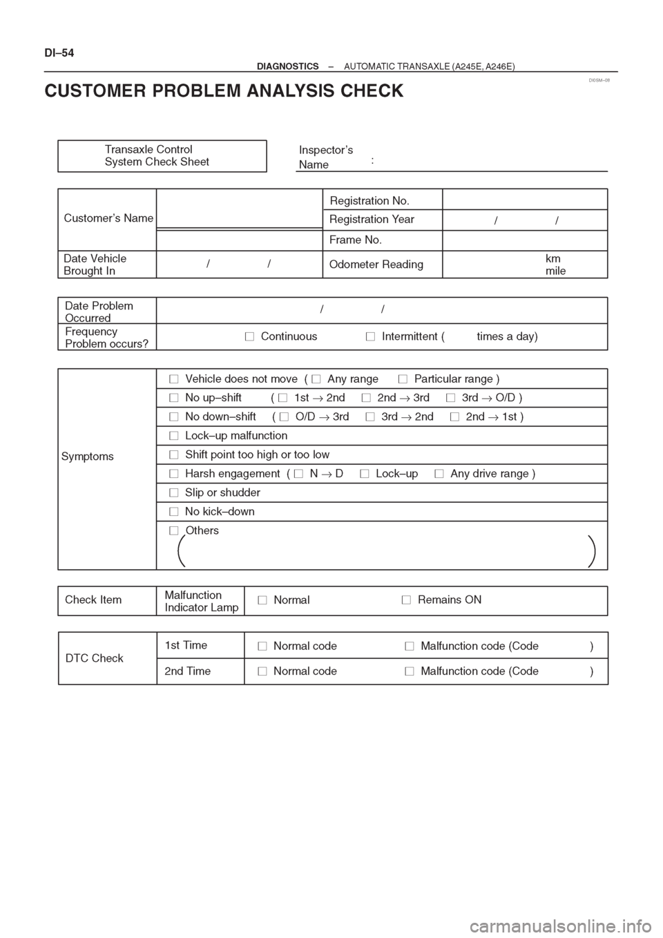 TOYOTA AVENSIS 1997 Service Repair Manual TOYOTA AVENSIS 1997 Service Repair Manual
