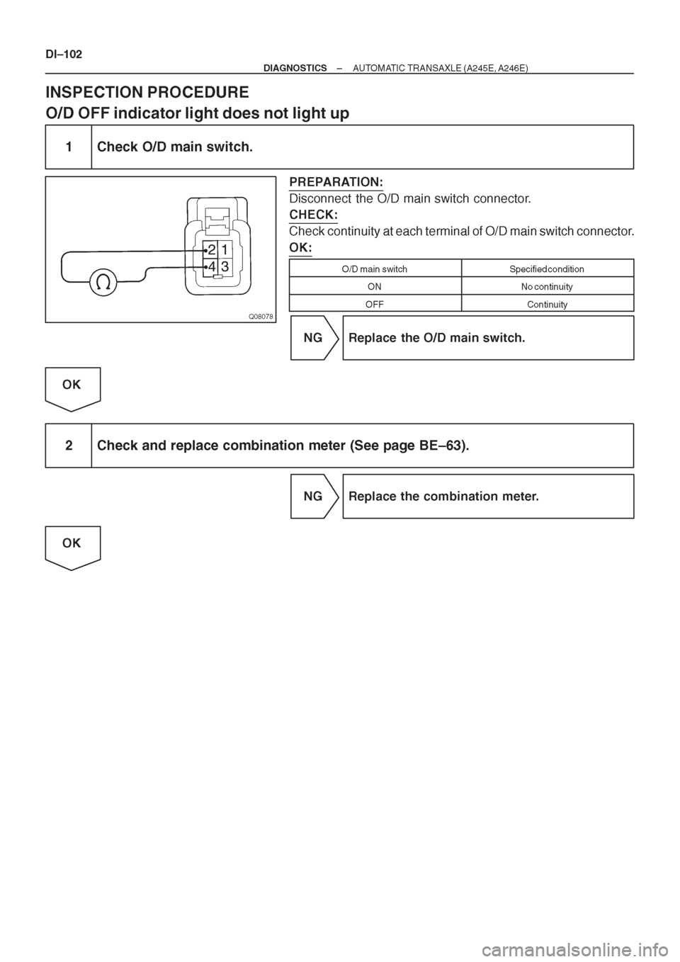 TOYOTA AVENSIS 1997 Service Repair Manual TOYOTA AVENSIS 1997 Service Repair Manual