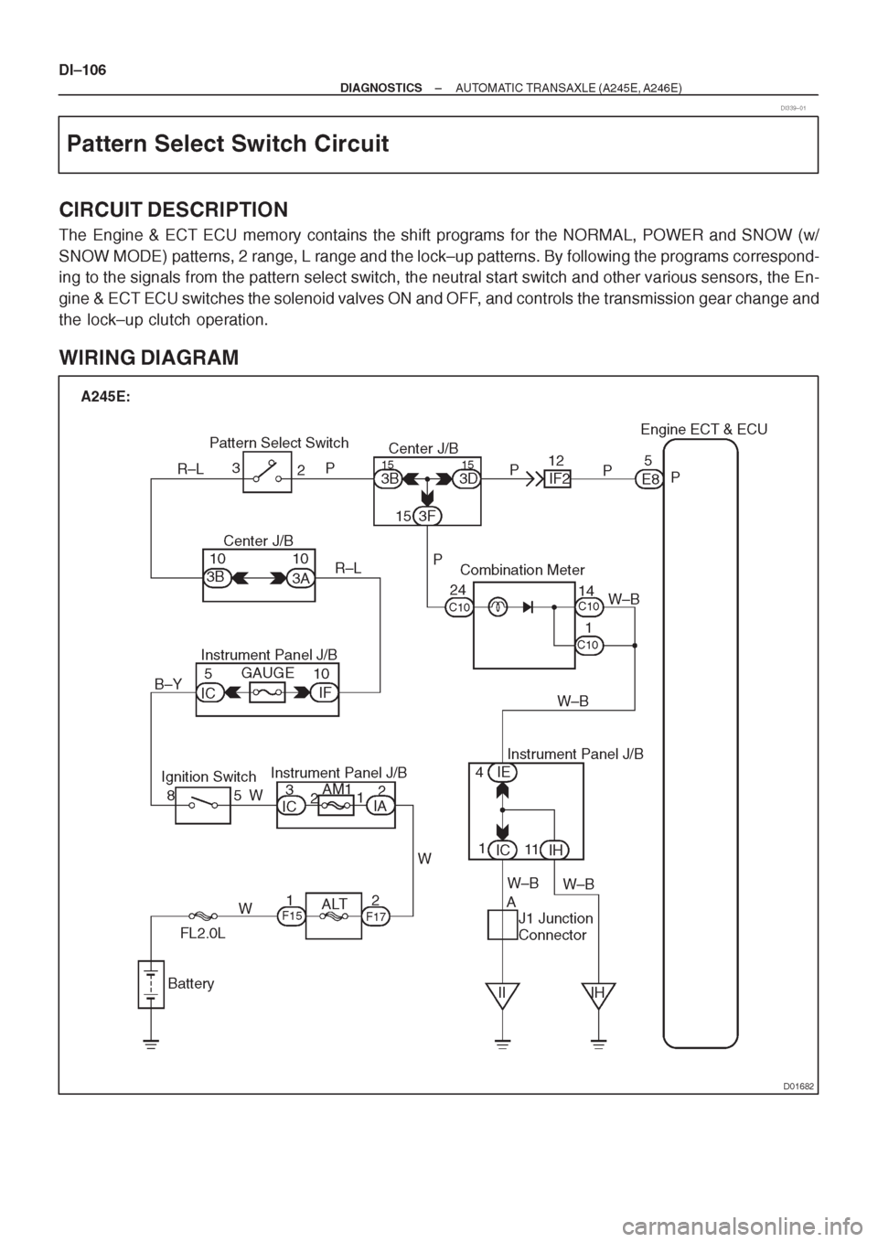 TOYOTA AVENSIS 1997 Service Repair Manual TOYOTA AVENSIS 1997 Service Repair Manual