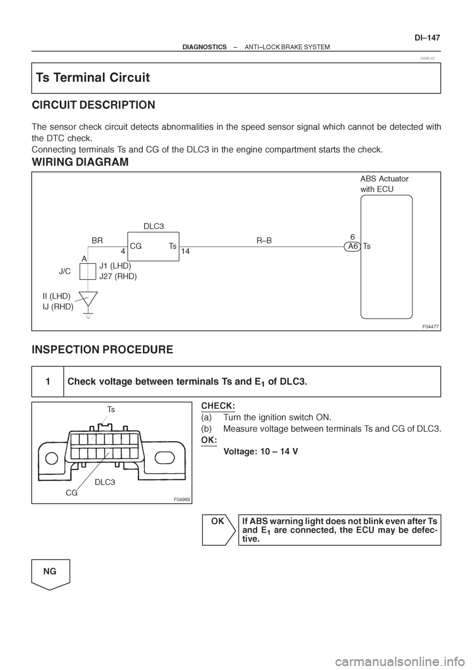 TOYOTA AVENSIS 1997 Service Repair Manual TOYOTA AVENSIS 1997 Service Repair Manual