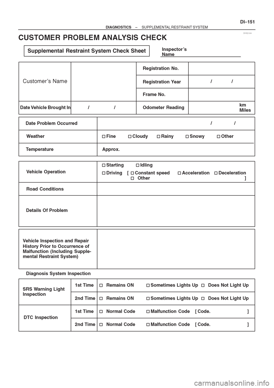 TOYOTA AVENSIS 1997 Service Repair Manual TOYOTA AVENSIS 1997 Service Repair Manual