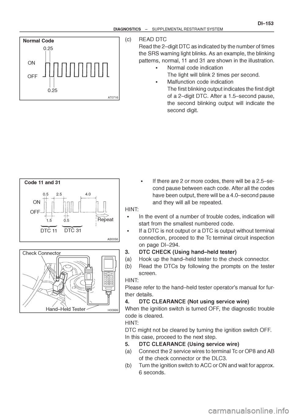 TOYOTA AVENSIS 1997 Service Repair Manual TOYOTA AVENSIS 1997 Service Repair Manual