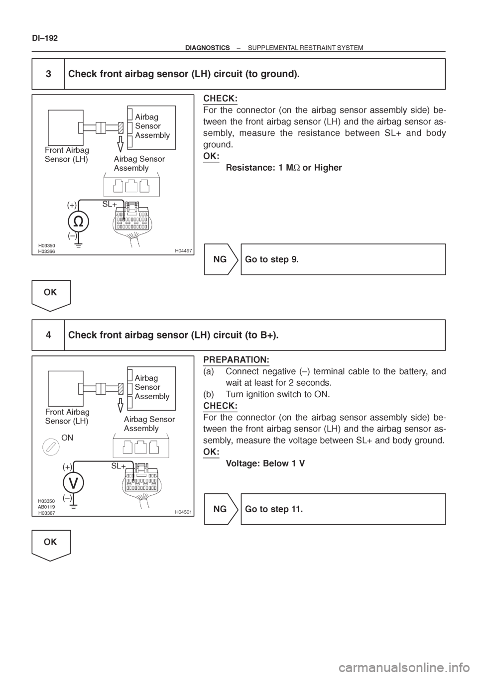 TOYOTA AVENSIS 1997 Service Repair Manual TOYOTA AVENSIS 1997 Service Repair Manual