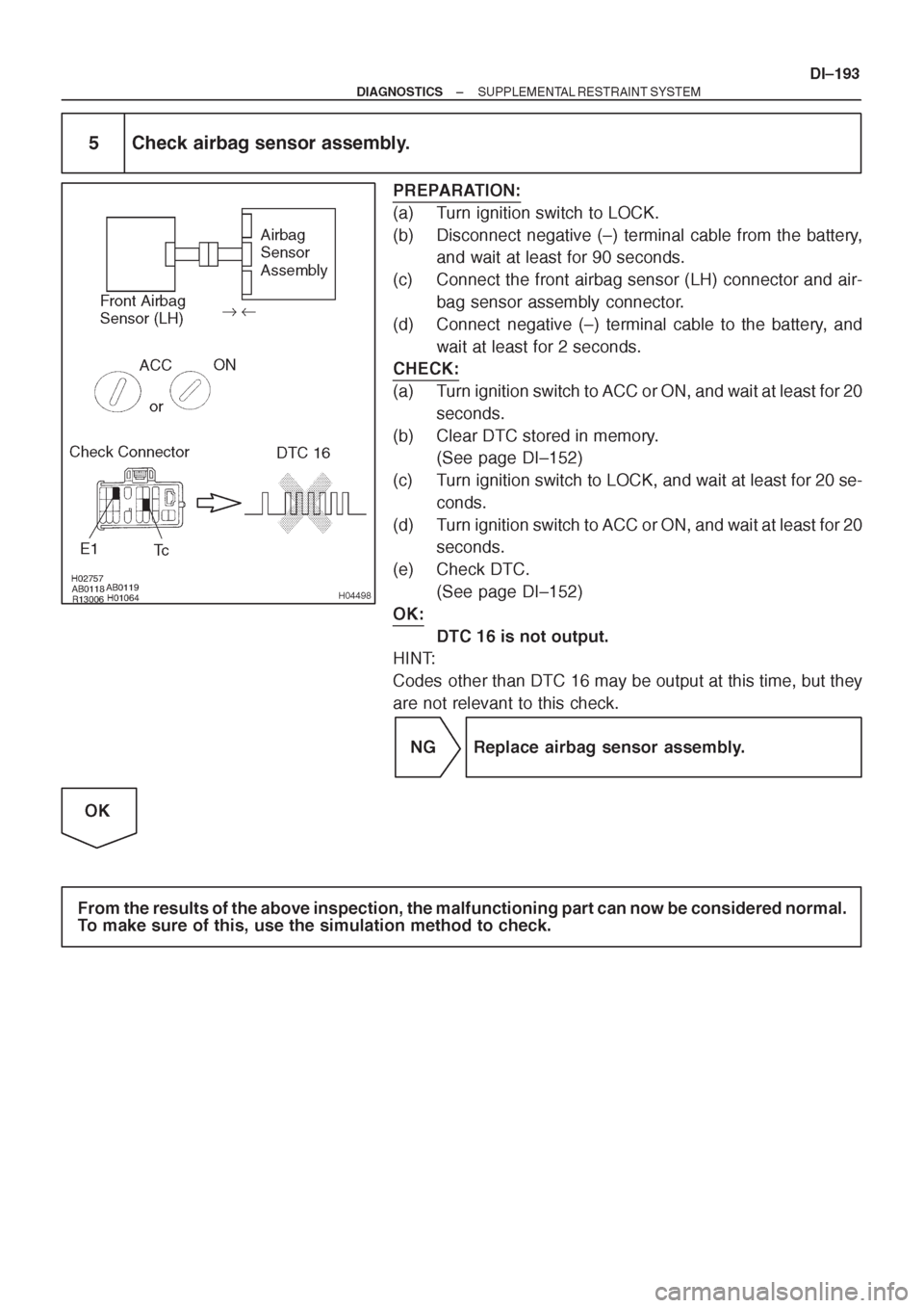 TOYOTA AVENSIS 1997 Service Repair Manual TOYOTA AVENSIS 1997 Service Repair Manual