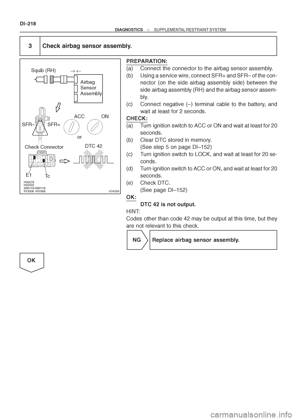 TOYOTA AVENSIS 1997 Service Repair Manual TOYOTA AVENSIS 1997 Service Repair Manual