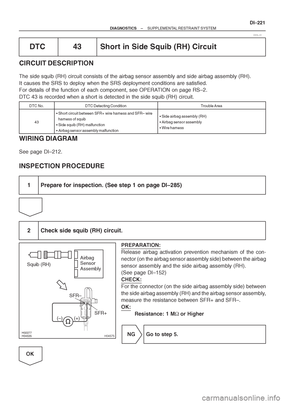 TOYOTA AVENSIS 1997 Service Repair Manual TOYOTA AVENSIS 1997 Service Repair Manual