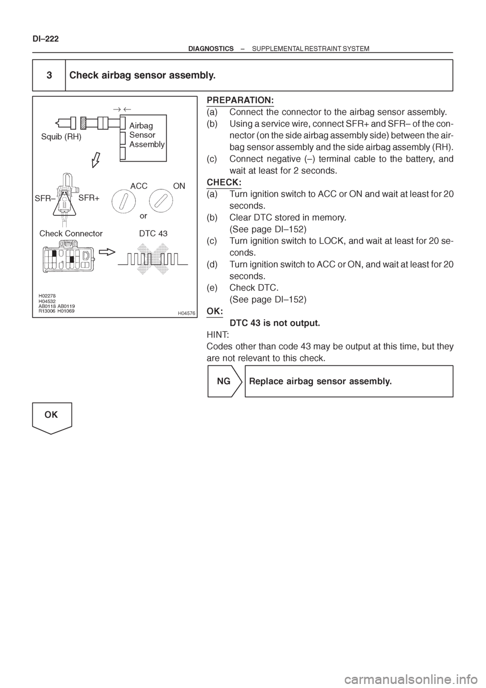 TOYOTA AVENSIS 1997 Service Repair Manual TOYOTA AVENSIS 1997 Service Repair Manual