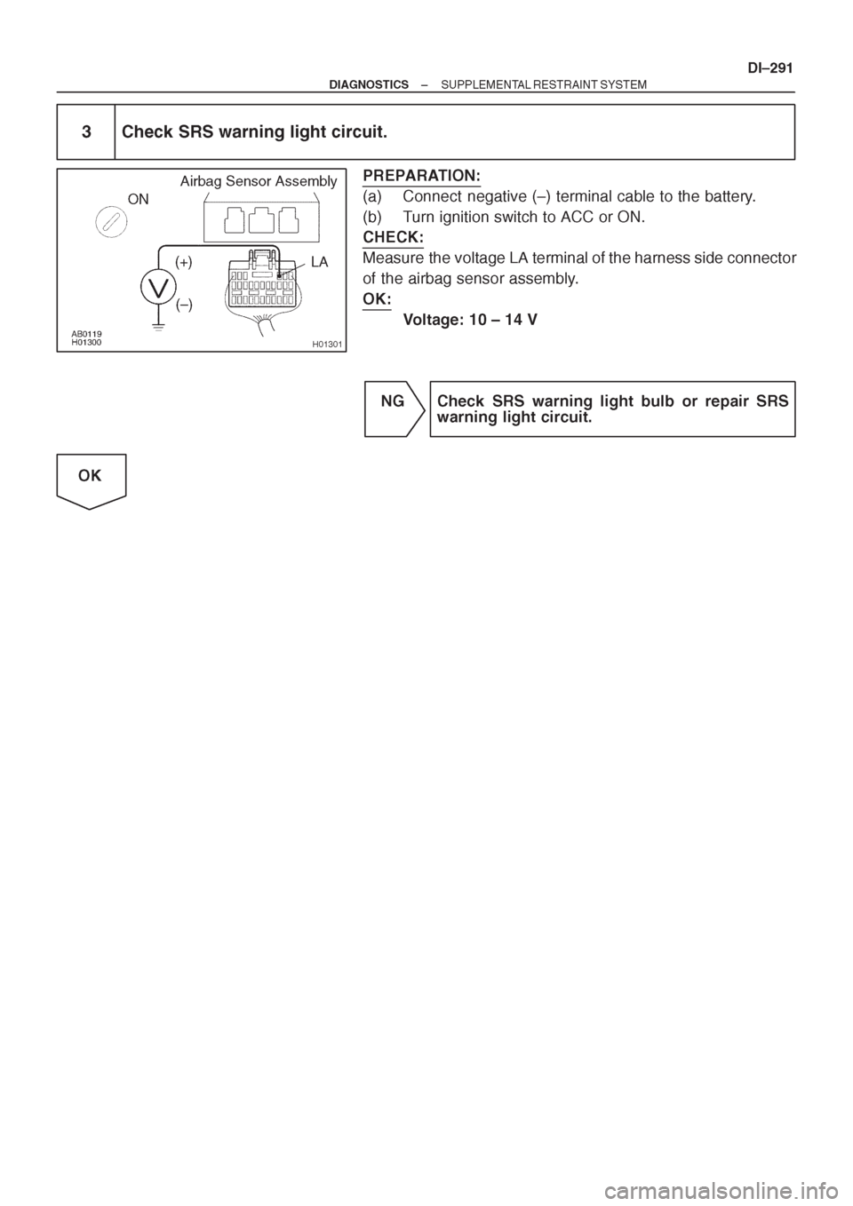 TOYOTA AVENSIS 1997  Service Repair Manual 