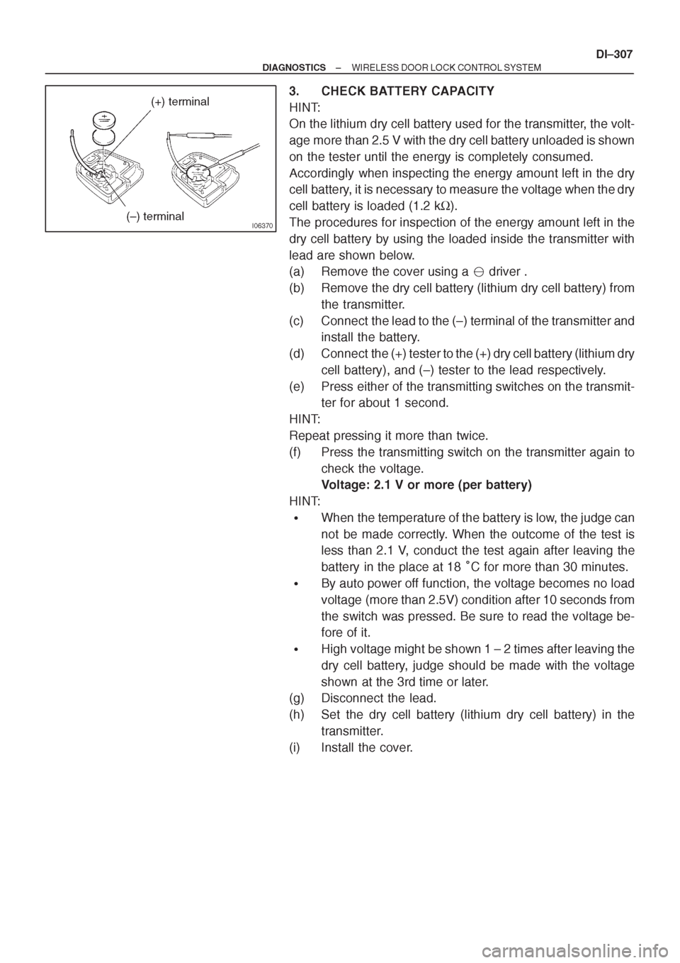 TOYOTA AVENSIS 1997  Service Repair Manual 