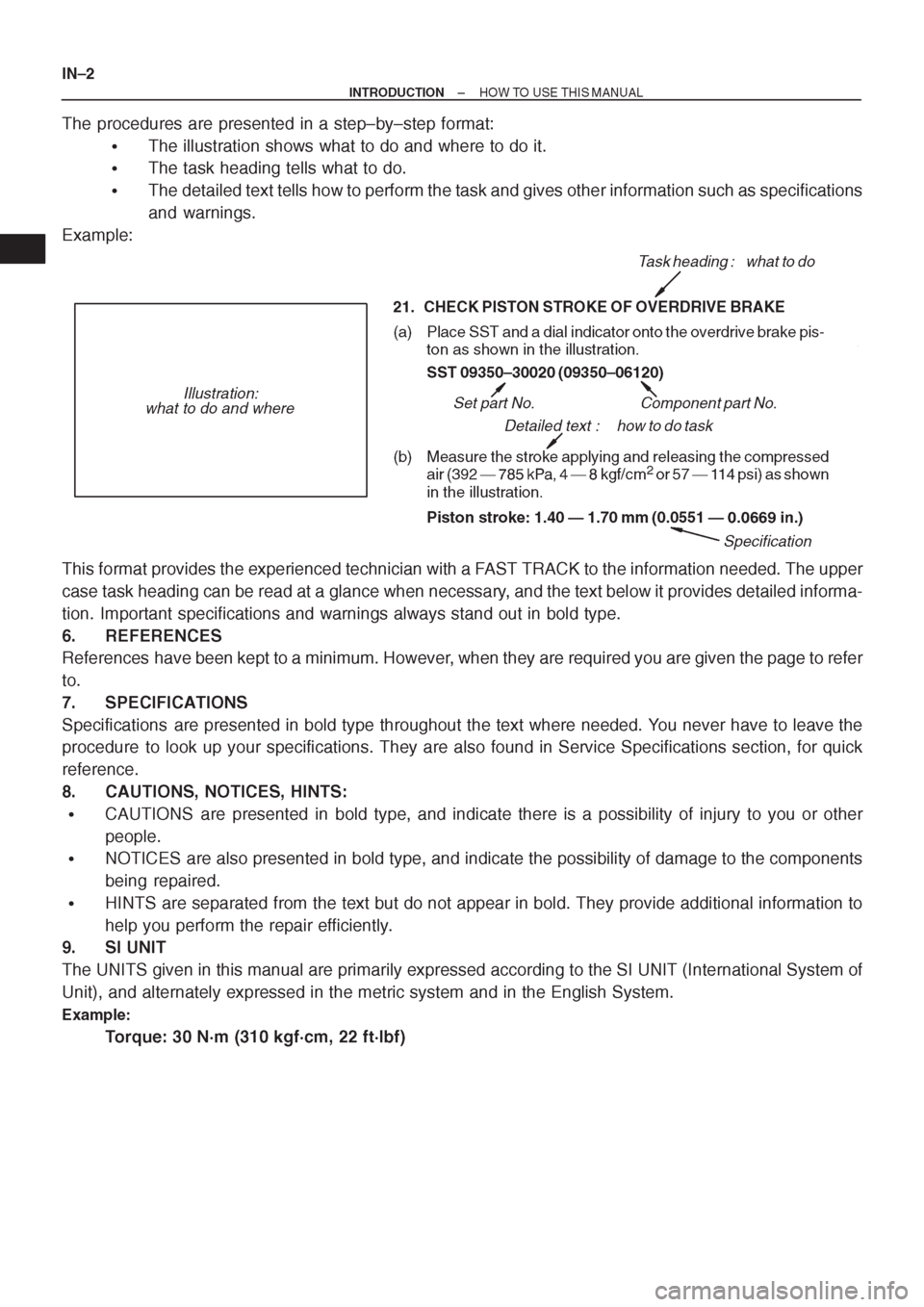 TOYOTA AVENSIS 1997 Service Repair Manual TOYOTA AVENSIS 1997 Service Repair Manual