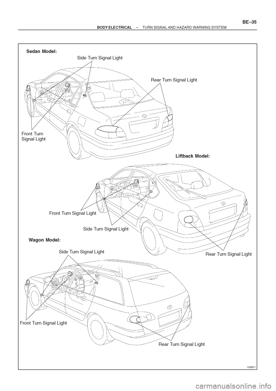TOYOTA AVENSIS 1997  Service Repair Manual 