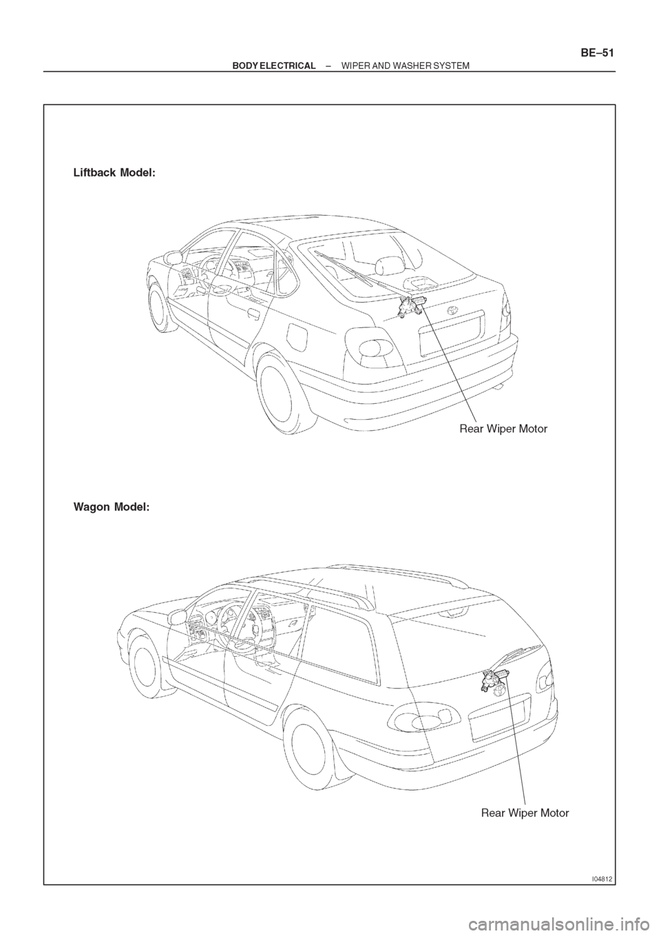 TOYOTA AVENSIS 1997  Service Repair Manual 