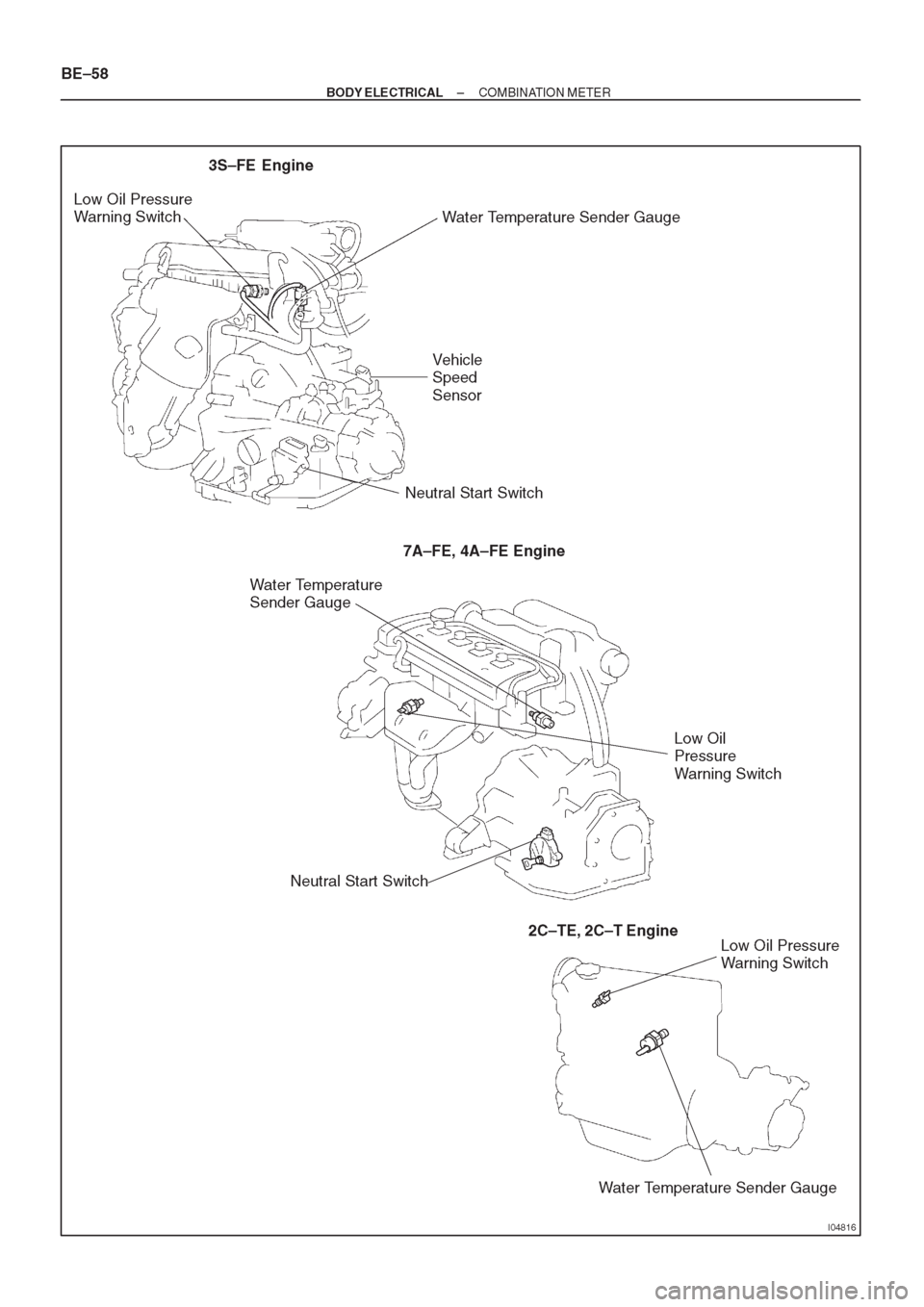TOYOTA AVENSIS 1997  Service Repair Manual 