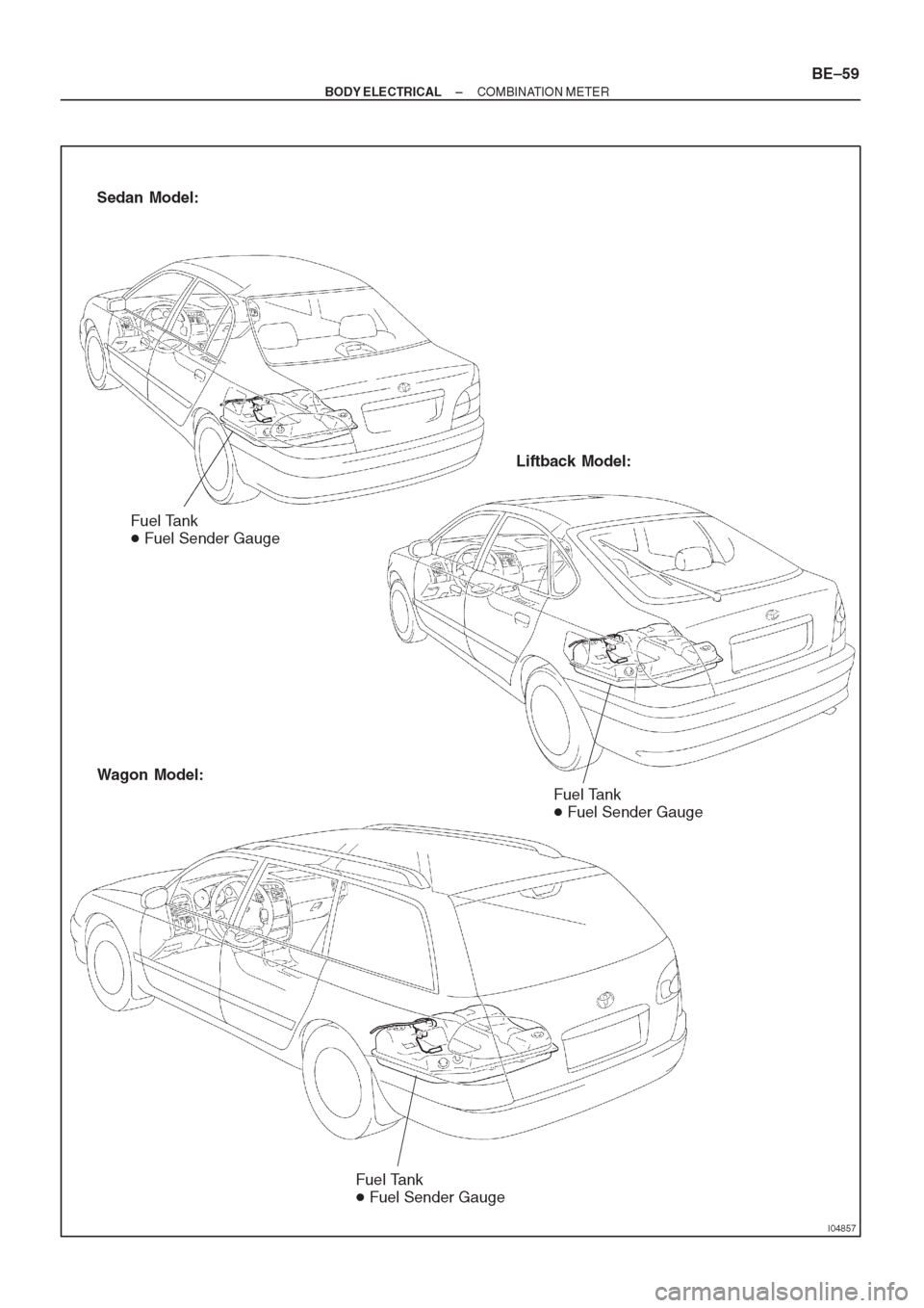 TOYOTA AVENSIS 1997  Service Repair Manual 