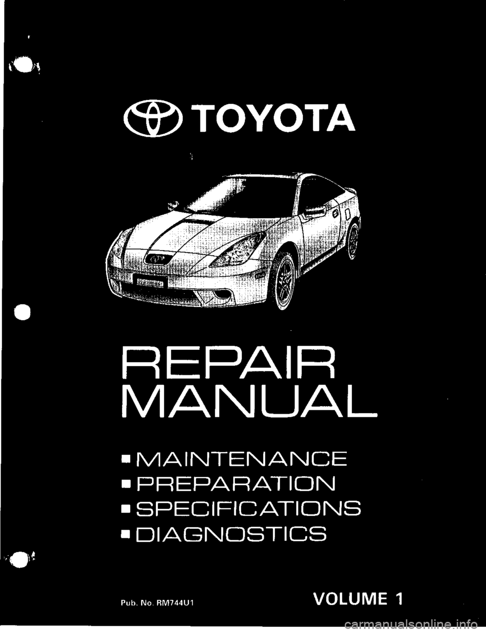 TOYOTA CELICA 1999 Service Repair Manual TOYOTA CELICA 1999 Service Repair Manual