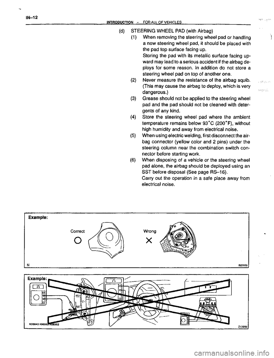 TOYOTA CELICA 1999  Service User Guide 