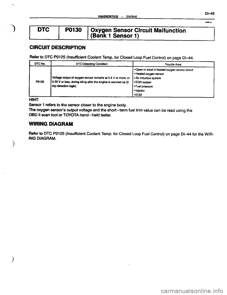 TOYOTA CELICA 1999 Service Repair Manual TOYOTA CELICA 1999 Service Repair Manual