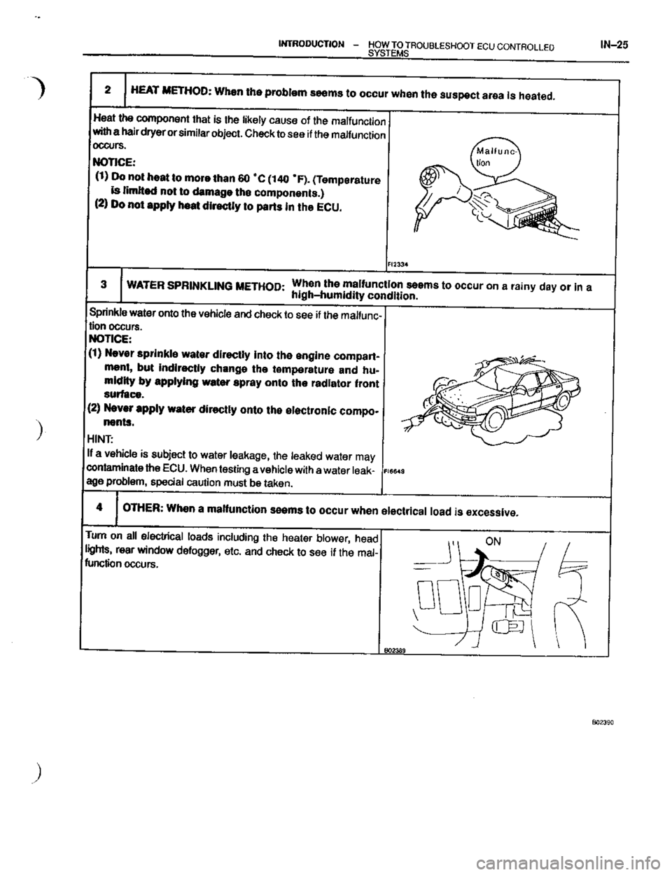 TOYOTA CELICA 1999  Service Owners Manual 