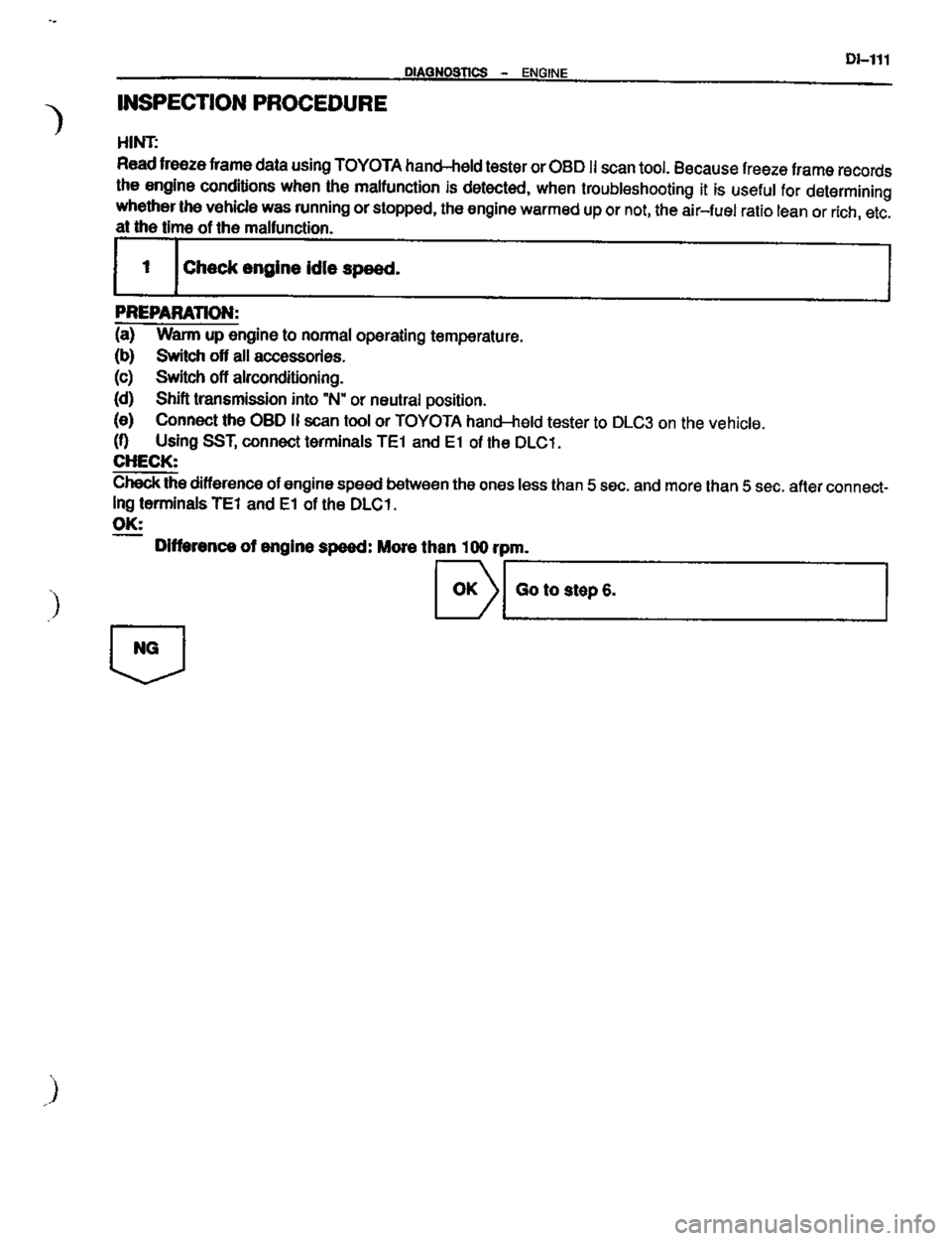 TOYOTA CELICA 1999  Service Repair Manual 