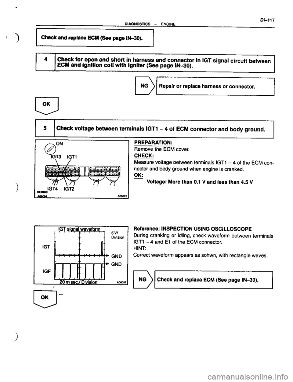 TOYOTA CELICA 1999  Service Repair Manual 