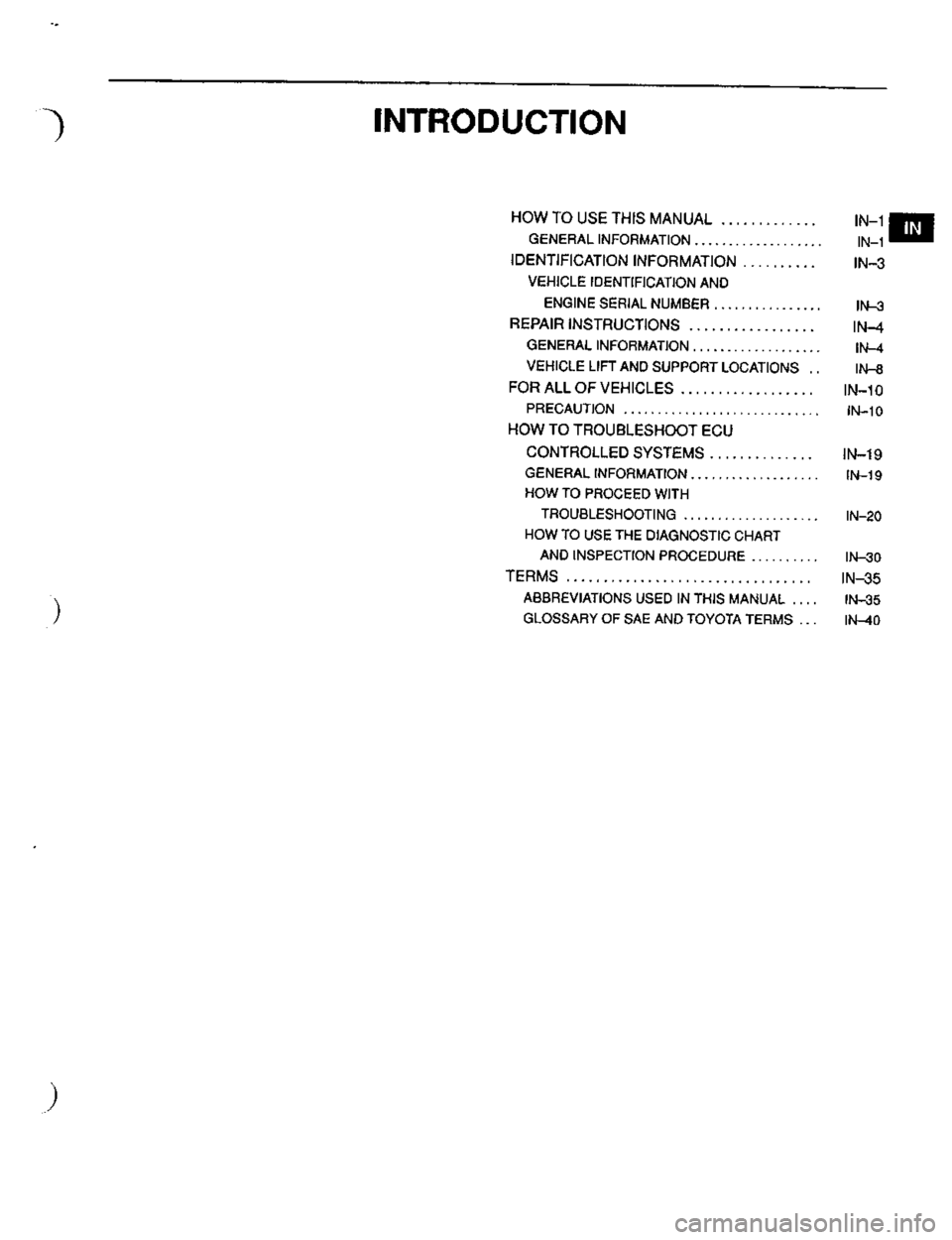 TOYOTA CELICA 1999 Service Repair Manual TOYOTA CELICA 1999 Service Repair Manual