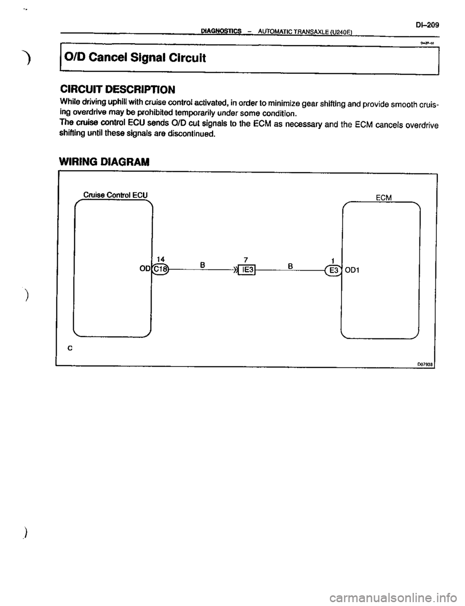 TOYOTA CELICA 1999 Service Repair Manual TOYOTA CELICA 1999 Service Repair Manual