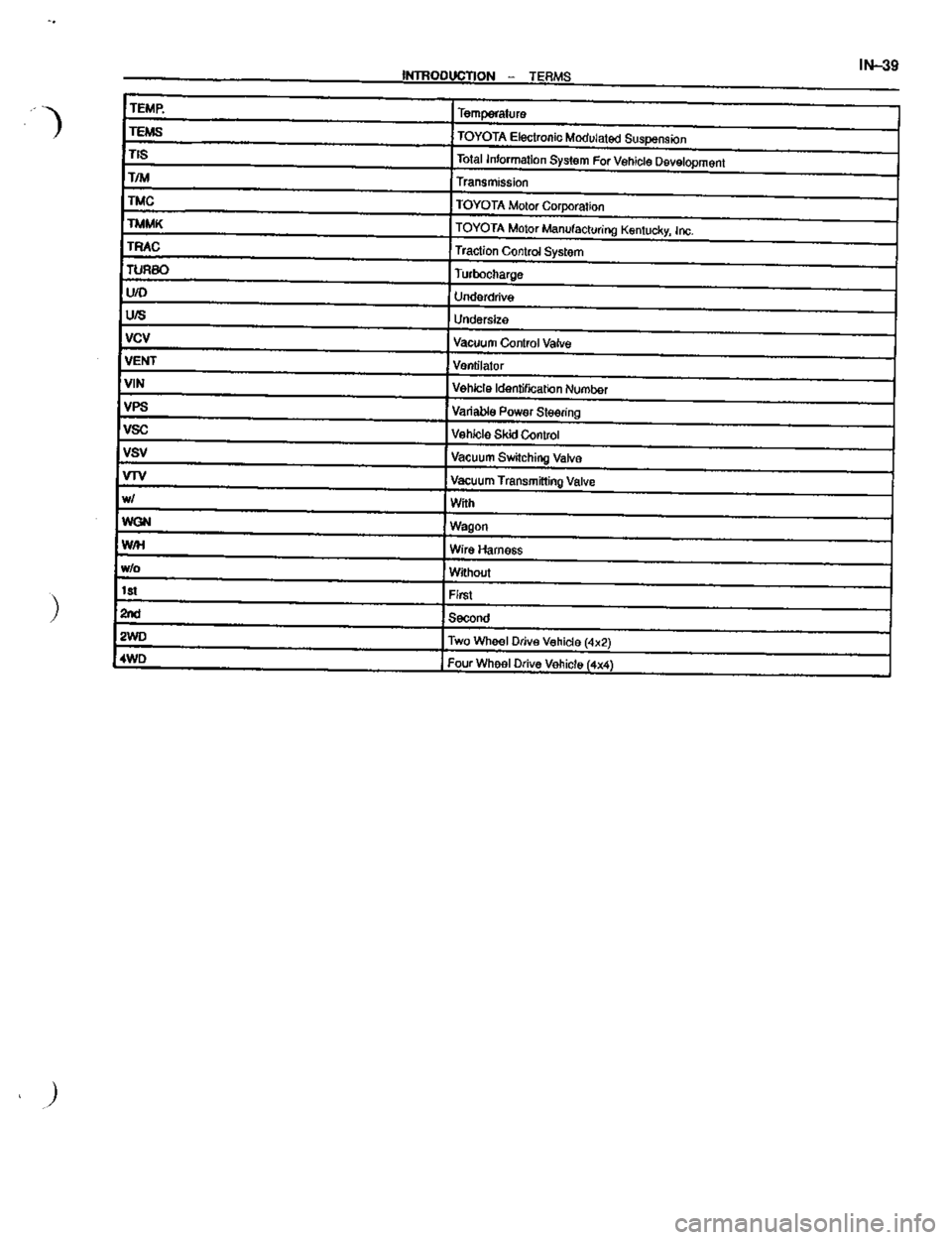 TOYOTA CELICA 1999  Service Service Manual 