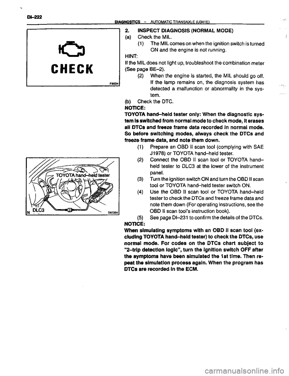 TOYOTA CELICA 1999 Service Repair Manual TOYOTA CELICA 1999 Service Repair Manual