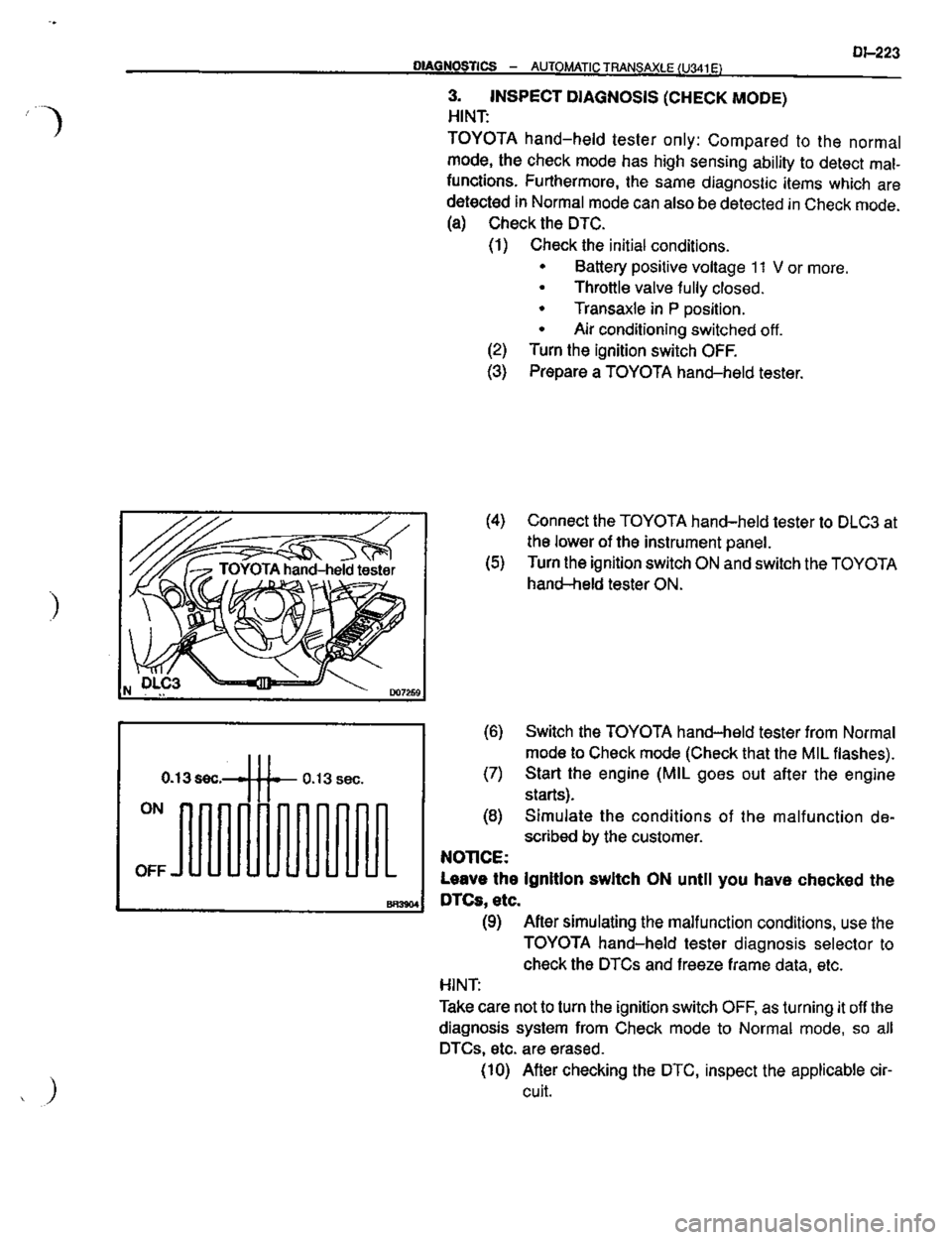 TOYOTA CELICA 1999 Service Repair Manual TOYOTA CELICA 1999 Service Repair Manual