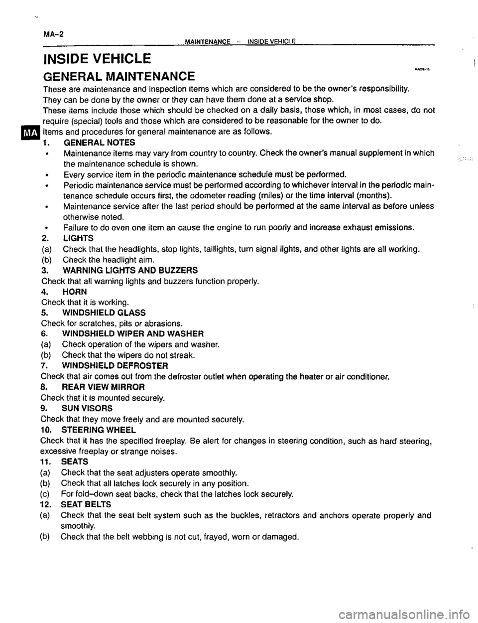 TOYOTA CELICA 1999  Service Workshop Manual 