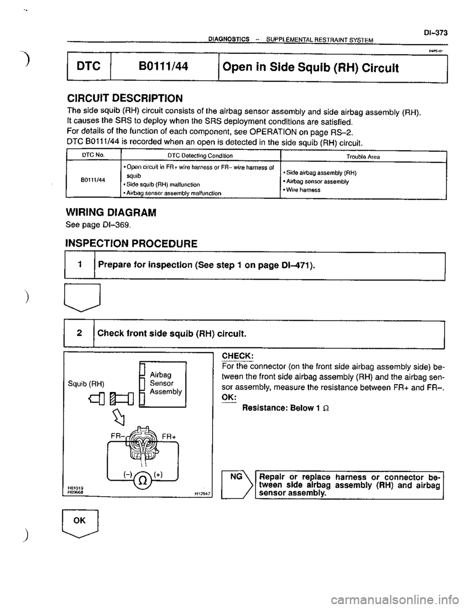 TOYOTA CELICA 1999  Service Repair Manual 