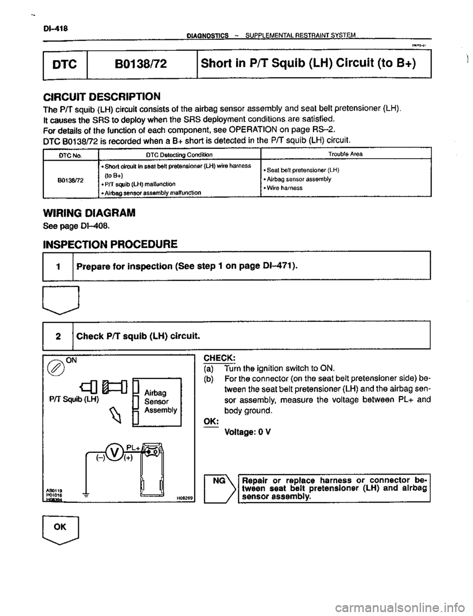 TOYOTA CELICA 1999 Service Repair Manual TOYOTA CELICA 1999 Service Repair Manual