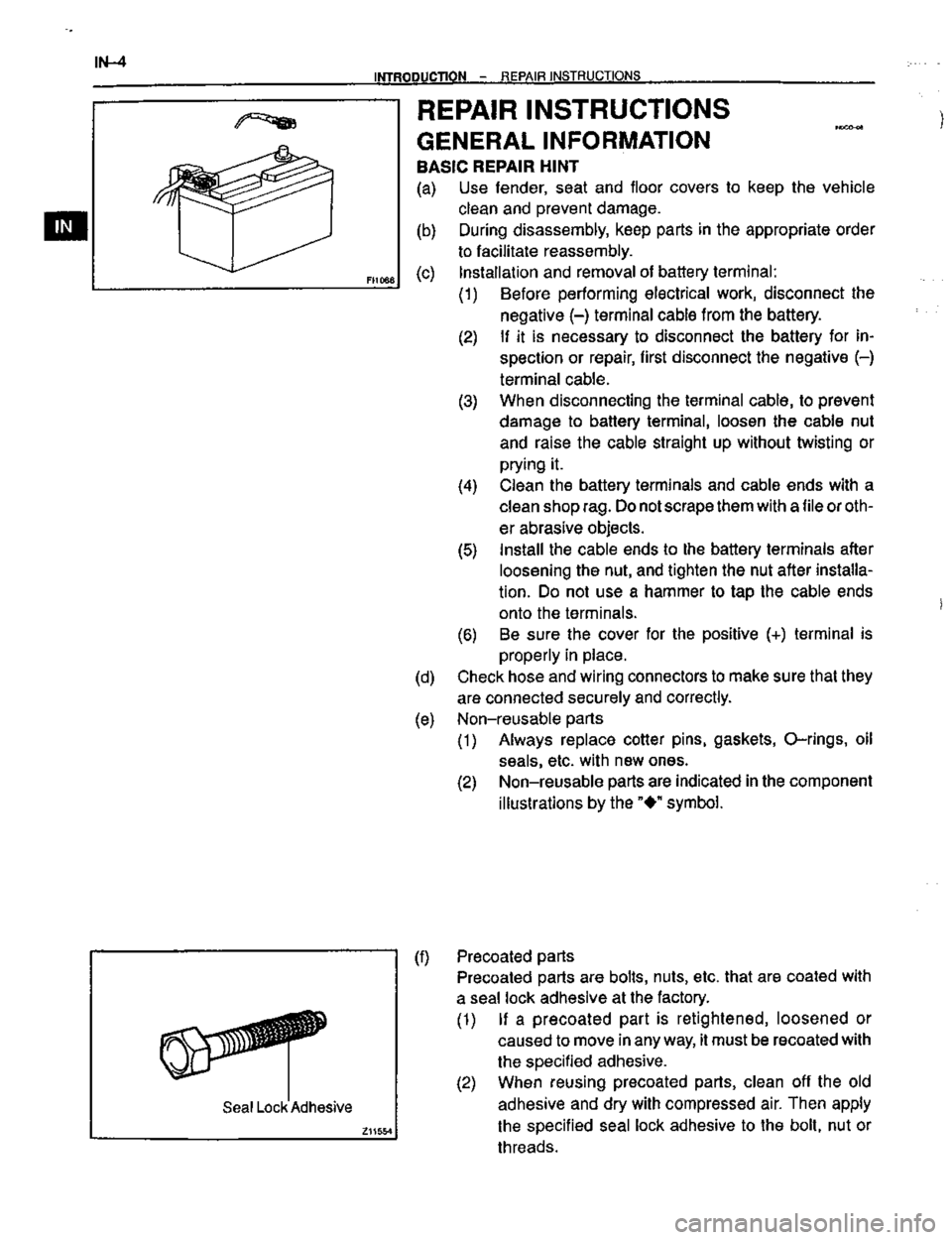 TOYOTA CELICA 1999 Service Repair Manual TOYOTA CELICA 1999 Service Repair Manual