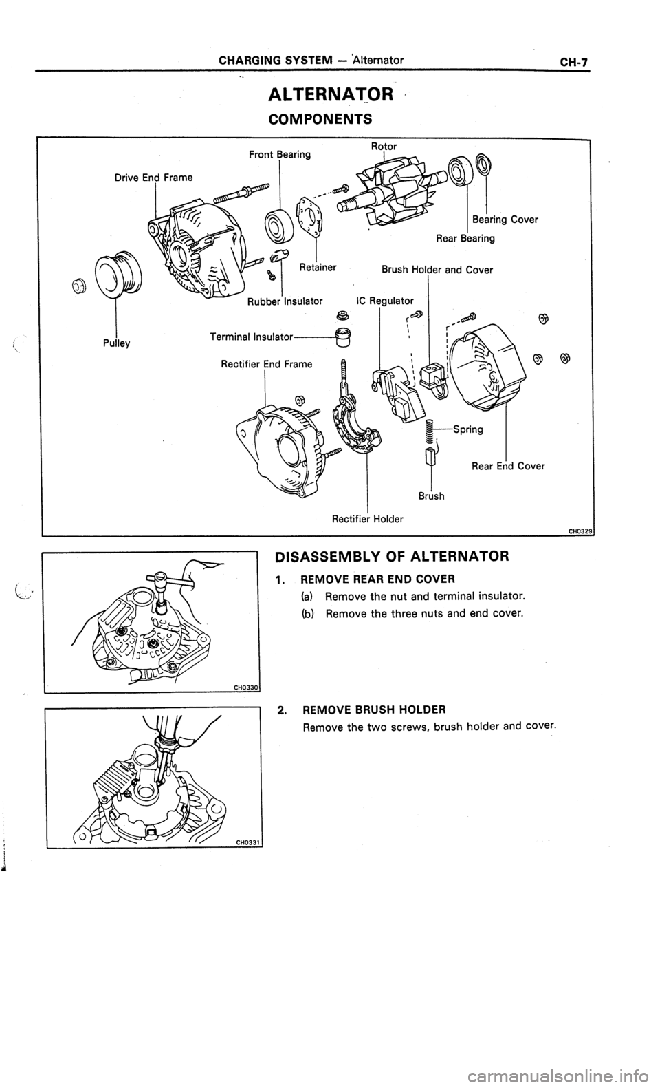 TOYOTA CELICA 1987  Service User Guide 