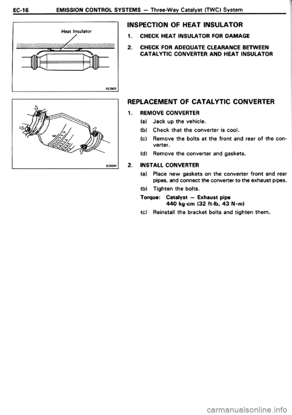 TOYOTA CELICA 1986 Service Repair Manual TOYOTA CELICA 1986 Service Repair Manual