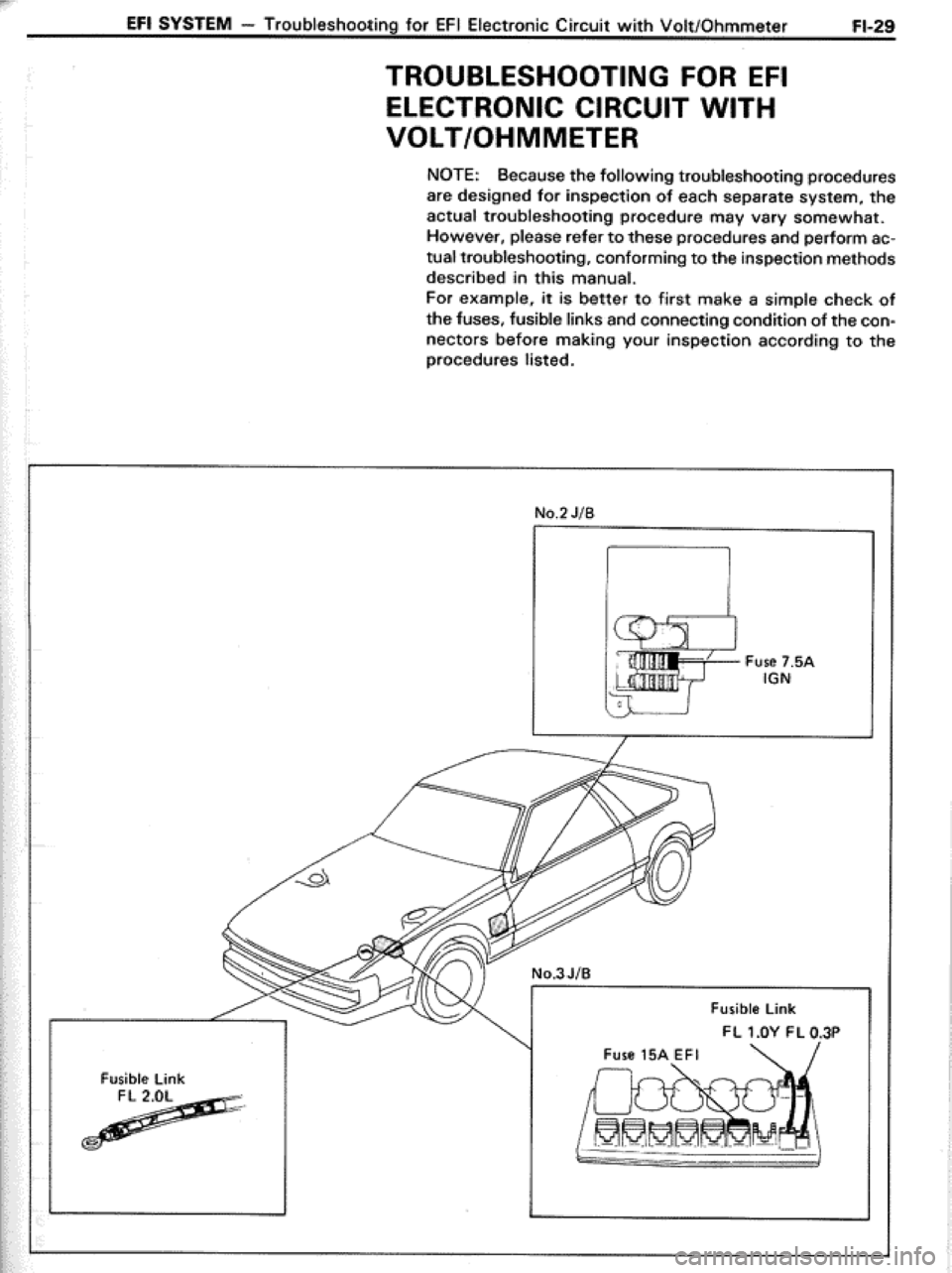 TOYOTA CELICA 1986 Service Repair Manual TOYOTA CELICA 1986 Service Repair Manual