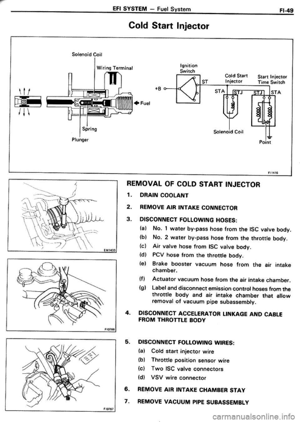 TOYOTA CELICA 1986 Service Repair Manual TOYOTA CELICA 1986 Service Repair Manual