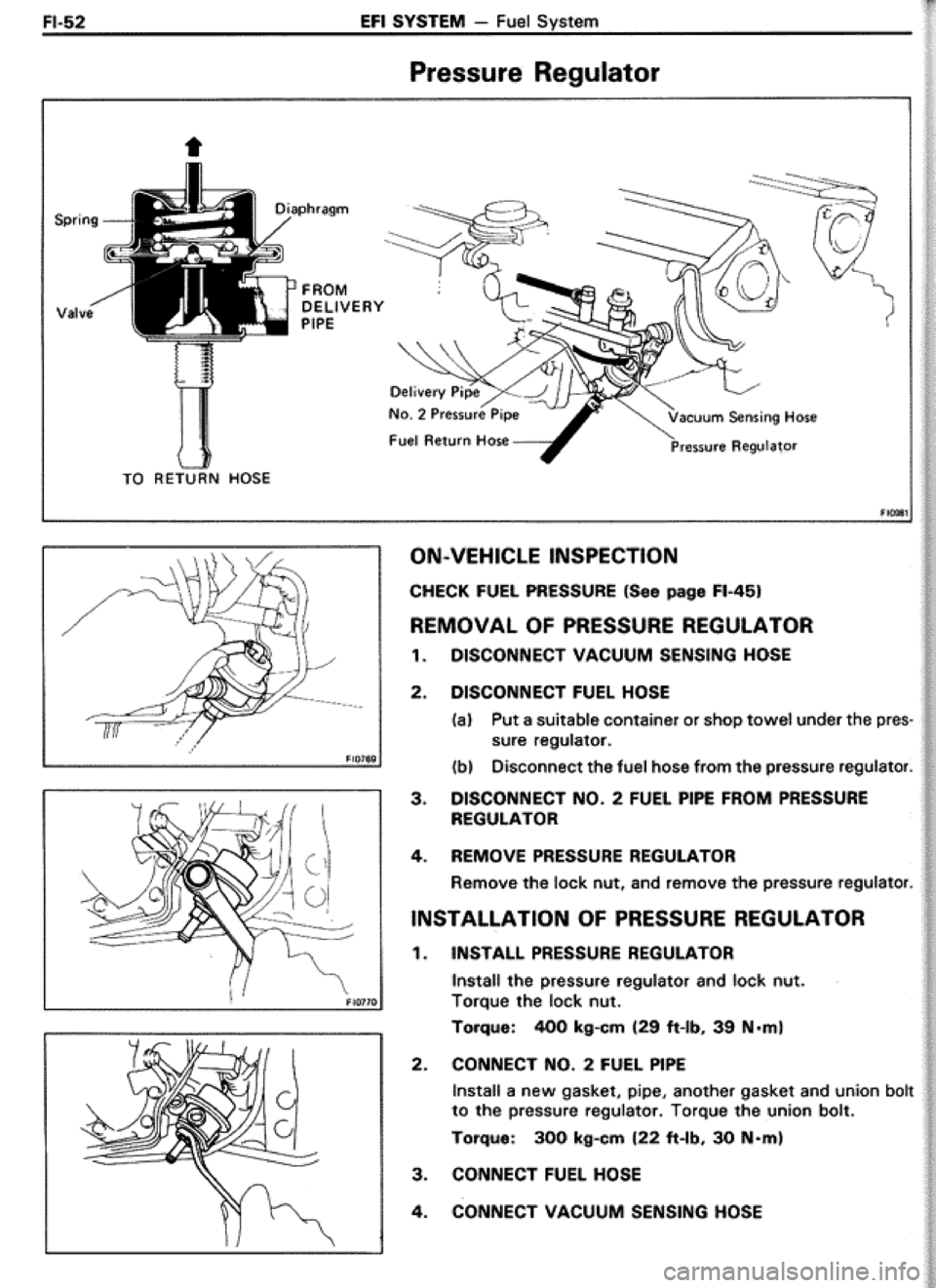 TOYOTA CELICA 1986 Service Repair Manual TOYOTA CELICA 1986 Service Repair Manual