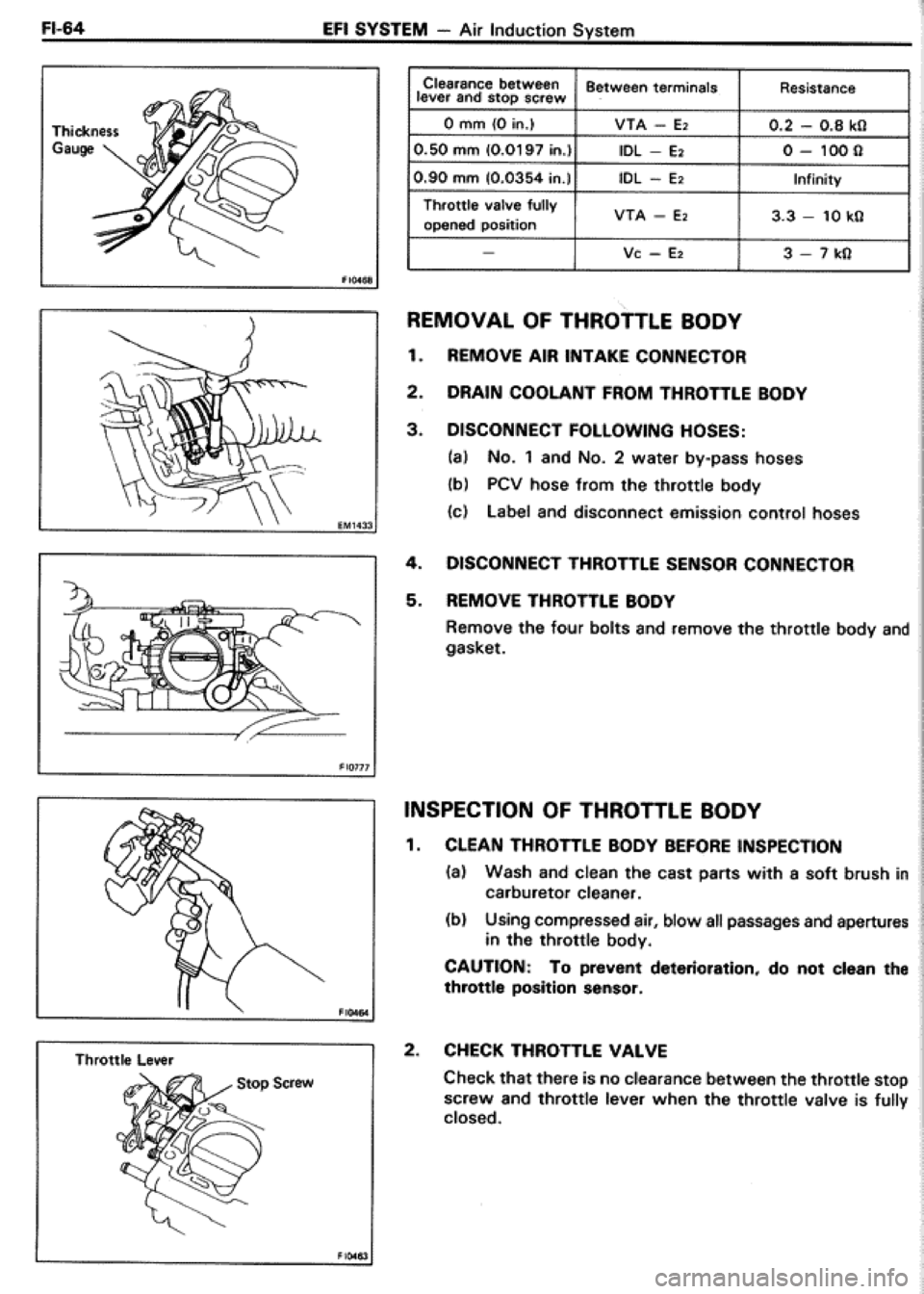 TOYOTA CELICA 1986 Service Repair Manual TOYOTA CELICA 1986 Service Repair Manual