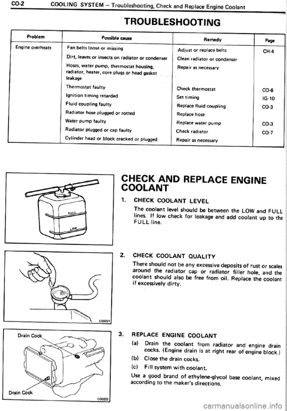 TOYOTA CELICA 1986 Service Repair Manual TOYOTA CELICA 1986 Service Repair Manual