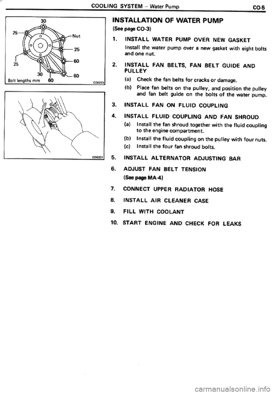 TOYOTA CELICA 1986 Service Repair Manual TOYOTA CELICA 1986 Service Repair Manual