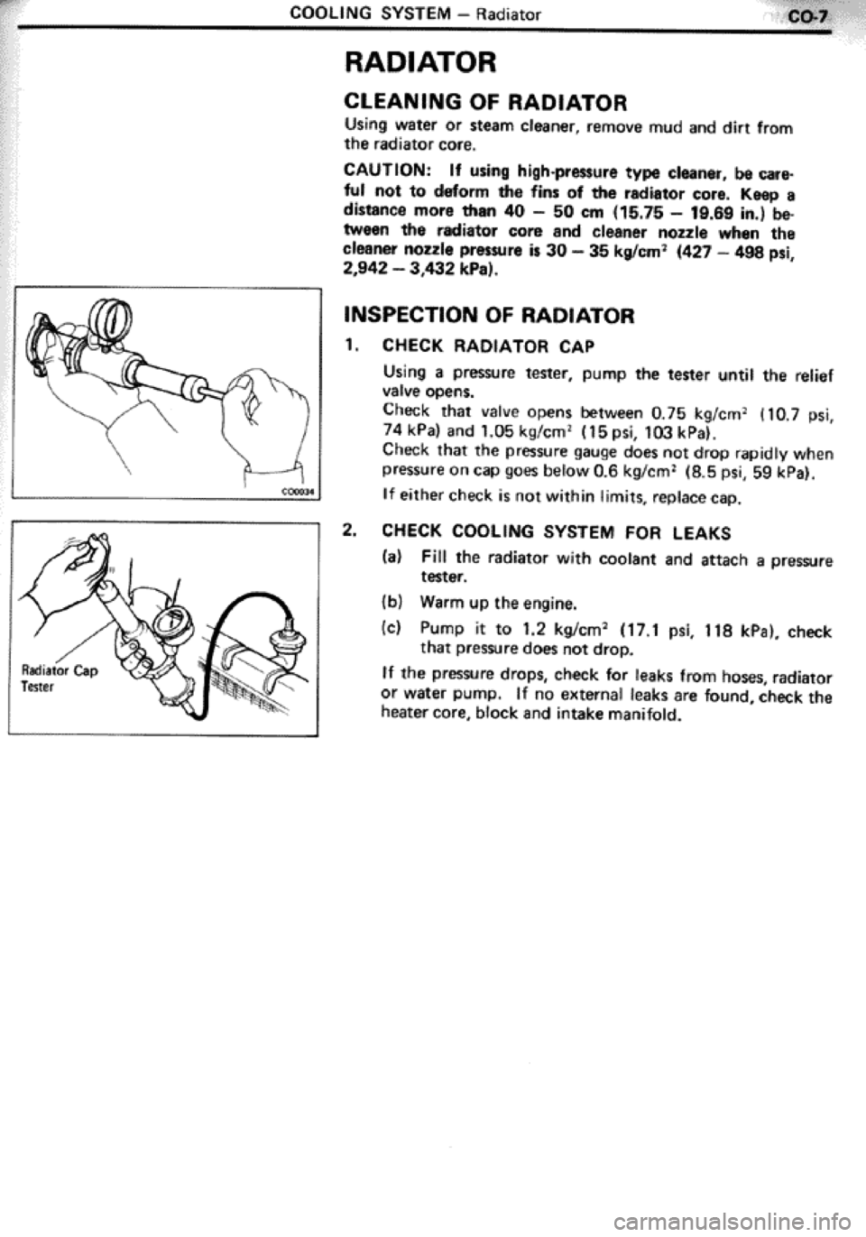 TOYOTA CELICA 1986 Service Repair Manual TOYOTA CELICA 1986 Service Repair Manual