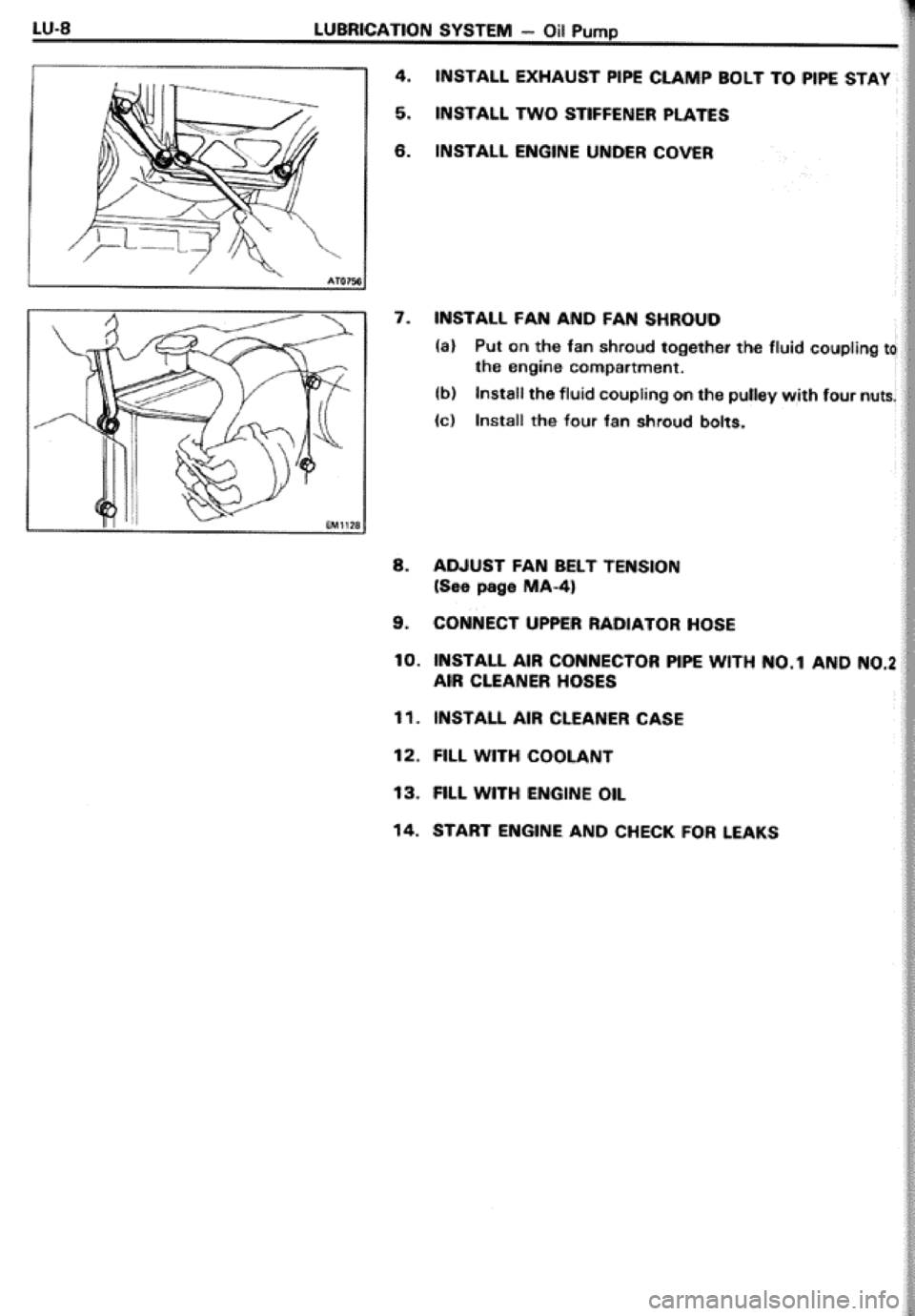 TOYOTA CELICA 1986 Service Repair Manual TOYOTA CELICA 1986 Service Repair Manual