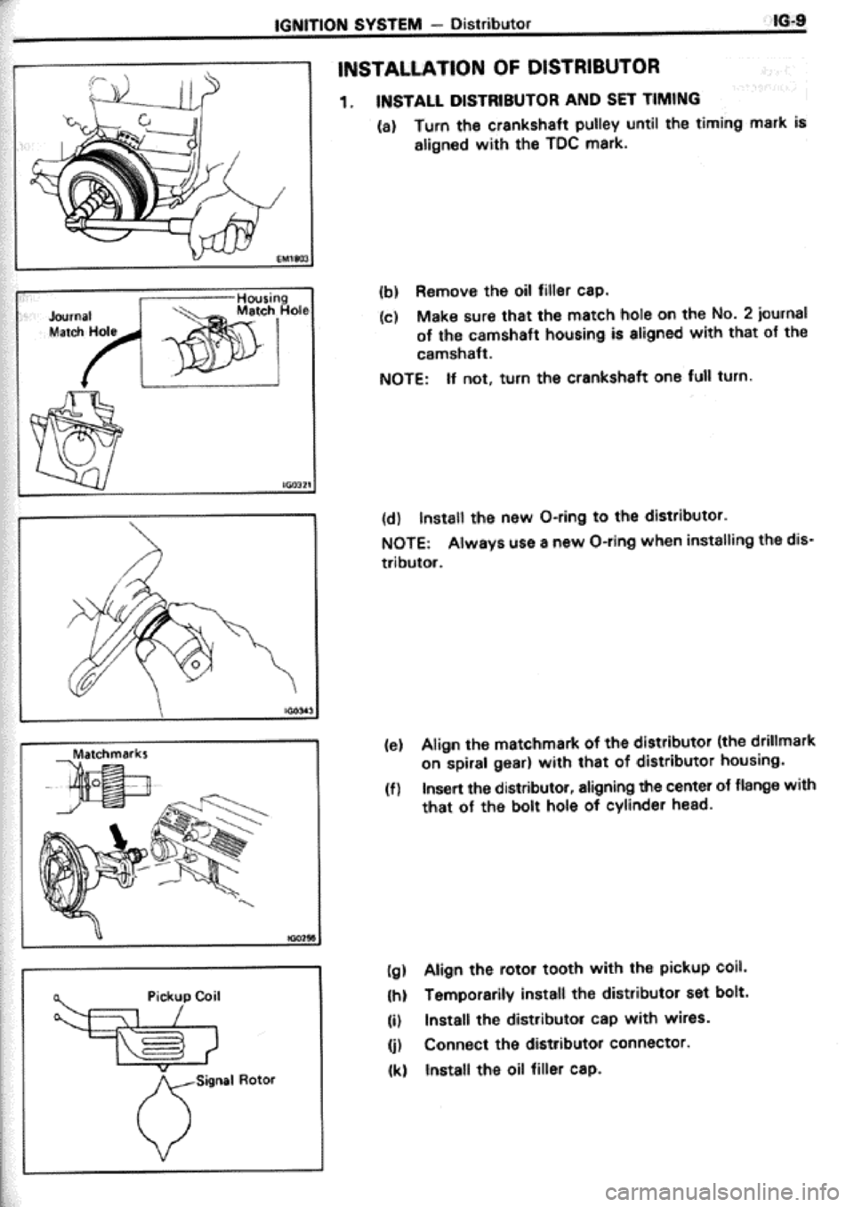TOYOTA CELICA 1986  Service Repair Manual 