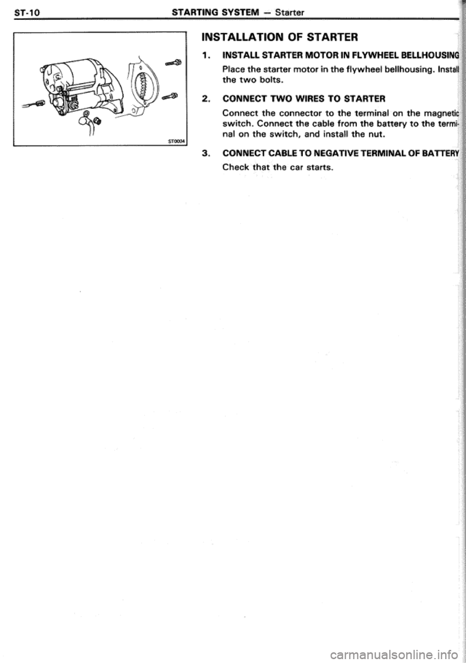 TOYOTA CELICA 1986 Service Repair Manual TOYOTA CELICA 1986 Service Repair Manual