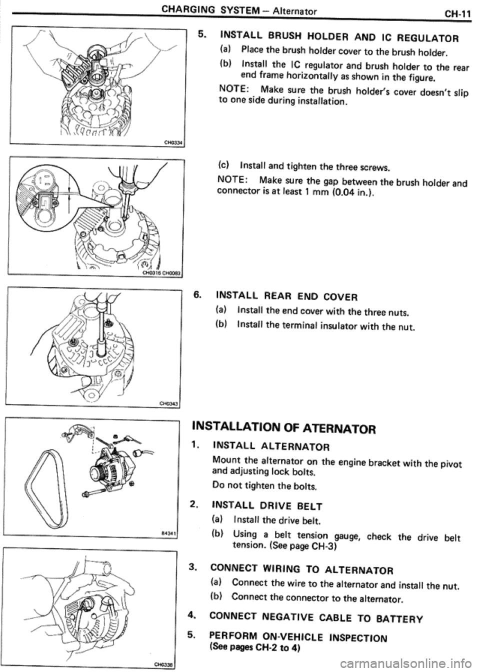 TOYOTA CELICA 1986  Service Repair Manual 