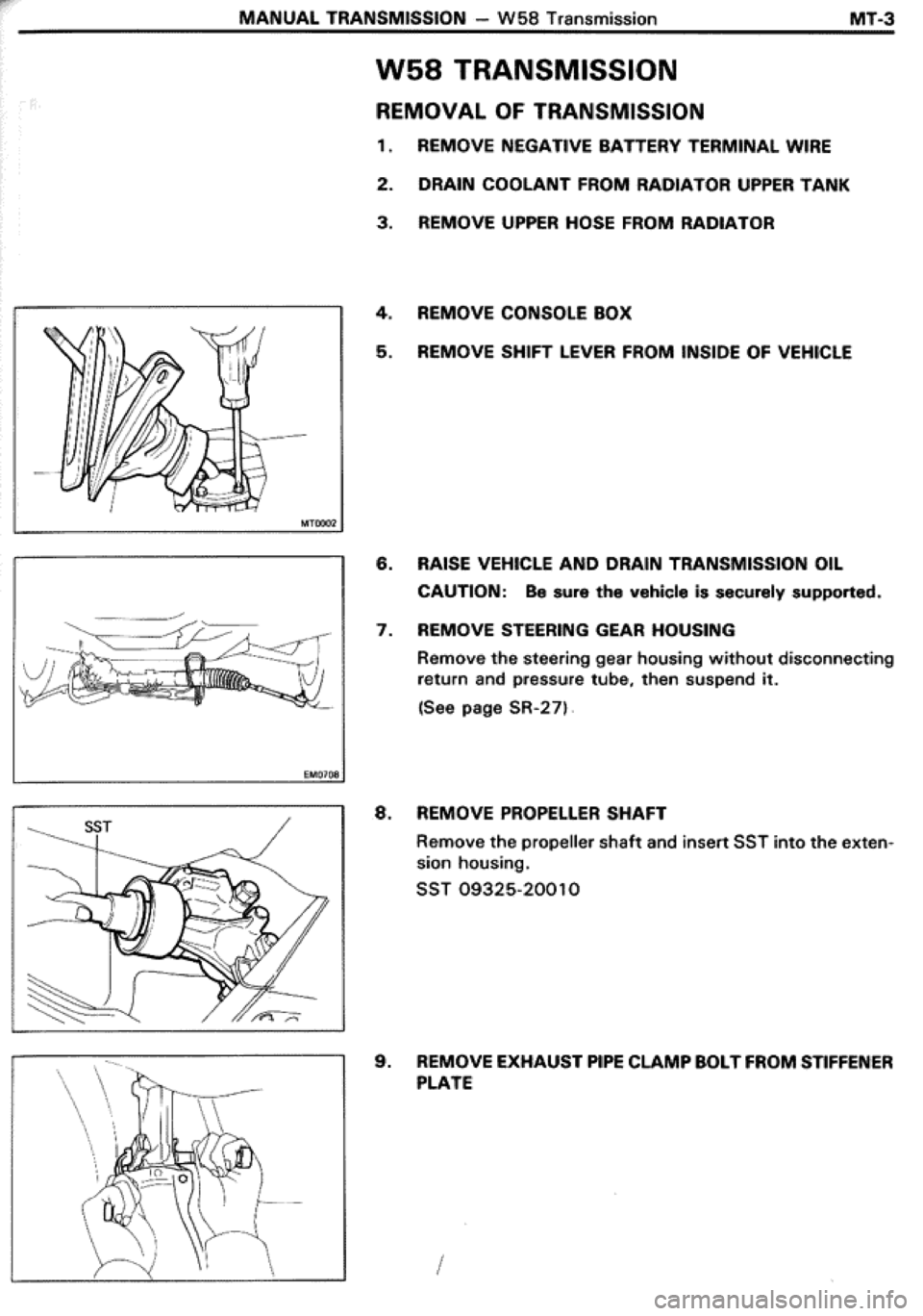 TOYOTA CELICA 1986 Service Repair Manual TOYOTA CELICA 1986 Service Repair Manual