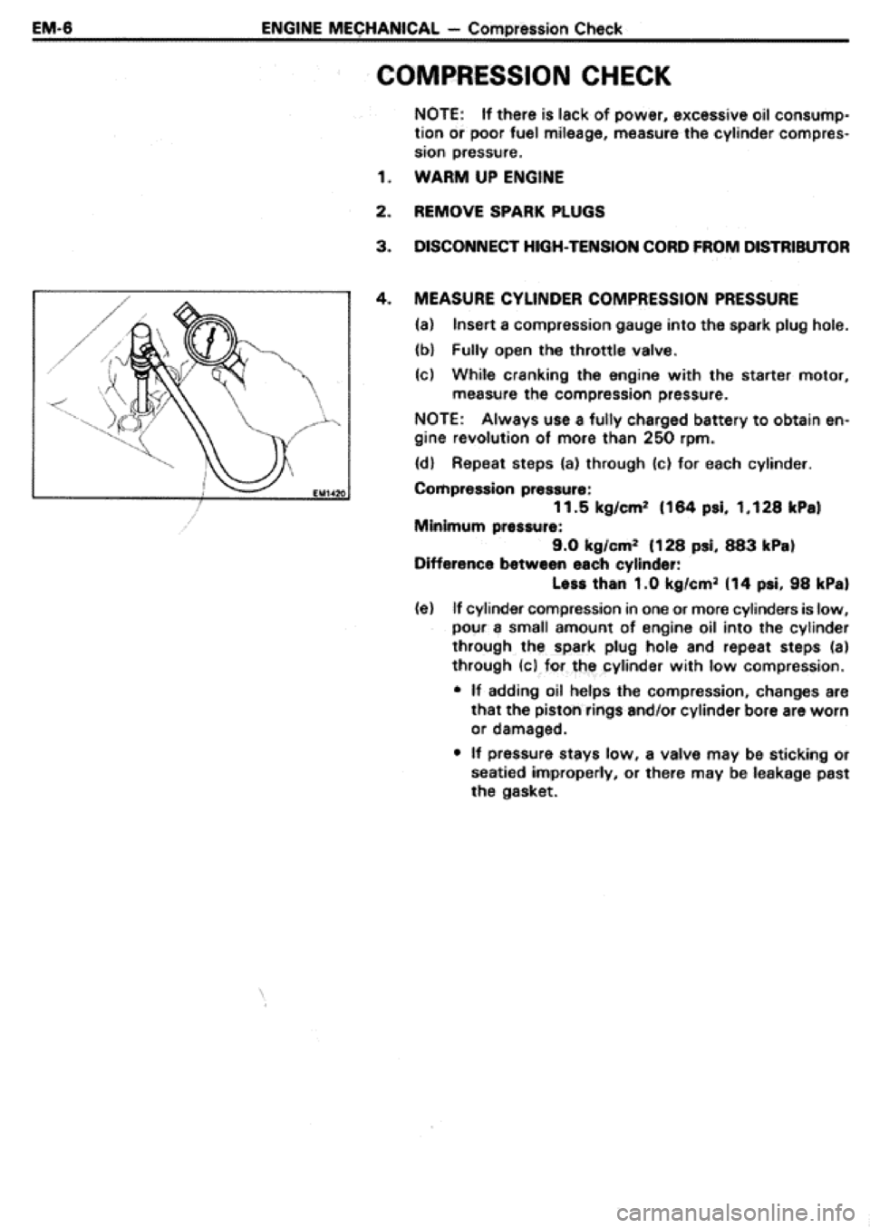 TOYOTA CELICA 1986 Service Owners Manual TOYOTA CELICA 1986 Service Owners Manual