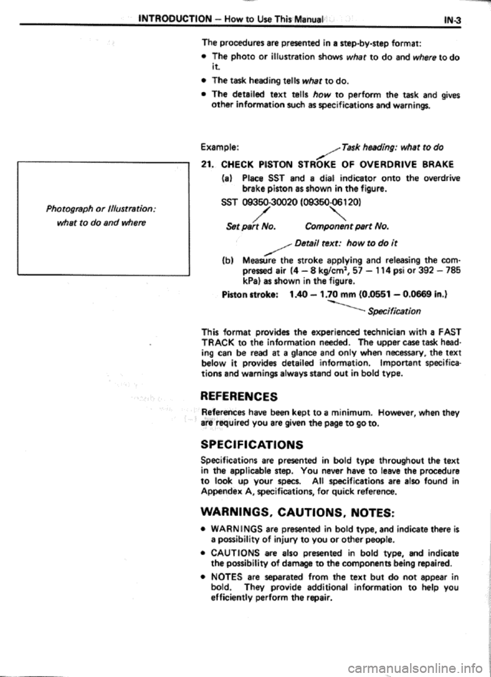 TOYOTA CELICA 1986  Service Repair Manual 